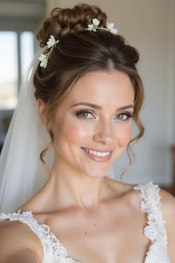 elegant twisted bun hairstyle