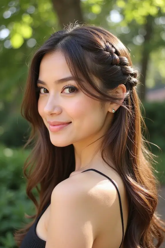 elegant twisted hairstyle tutorial