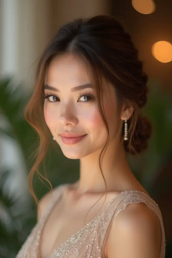 elegant twisted low knot