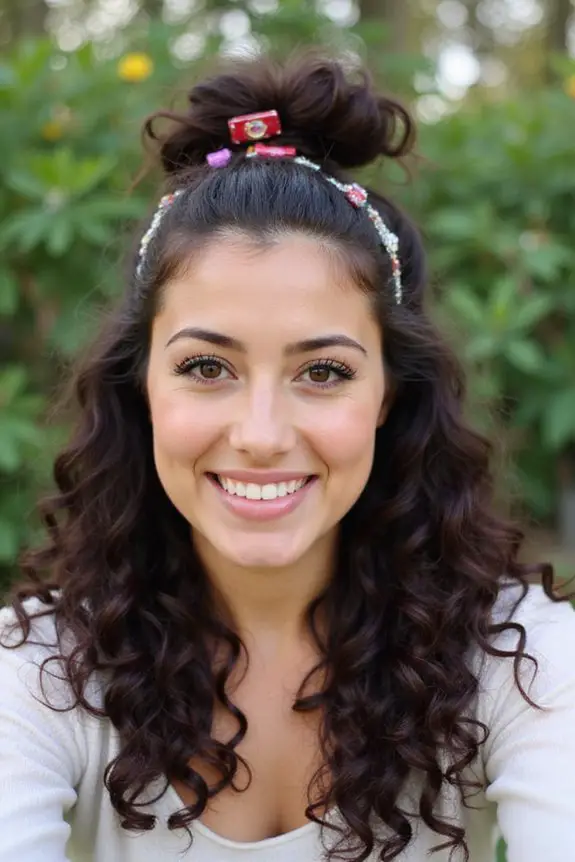 elevate curls with accessories