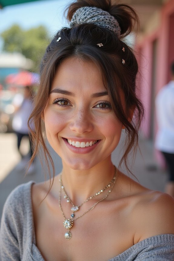 elevate messy ponytail accessories