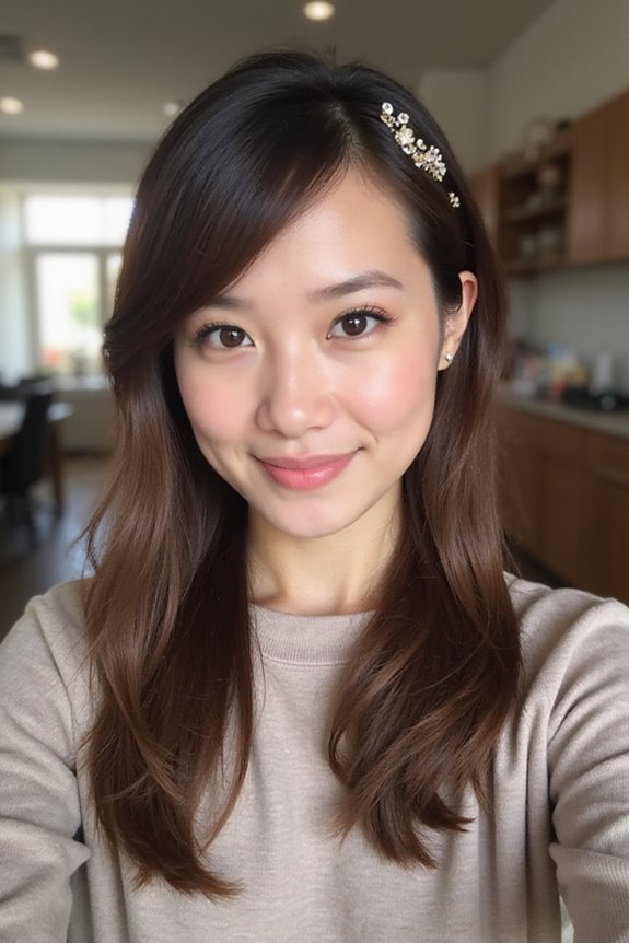 elevate straight hair elegantly