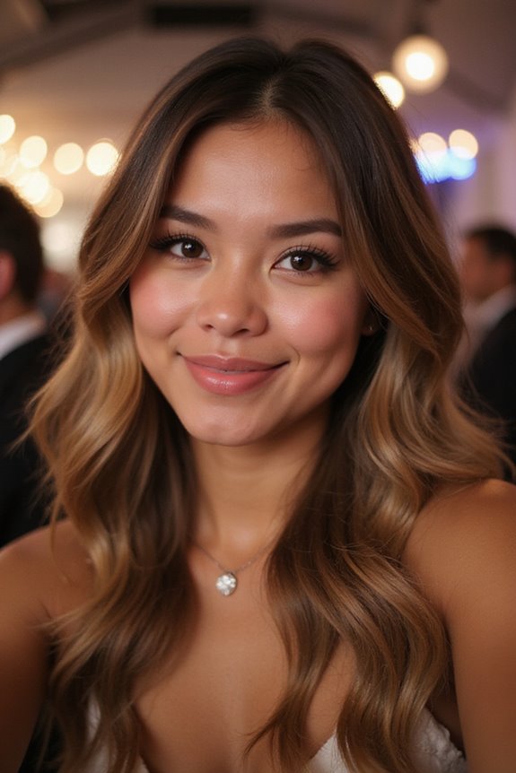 face framing layers hairstyle elegance