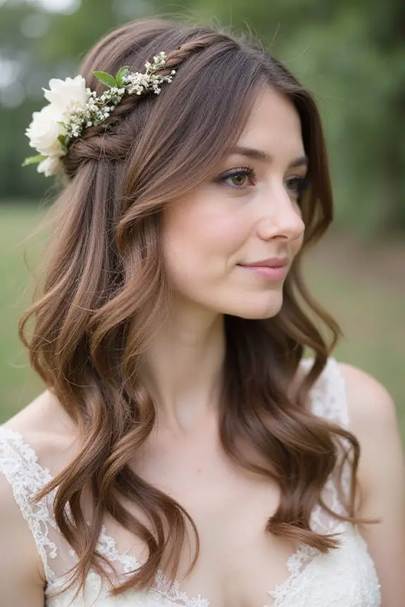 fishtail braid with tendrils