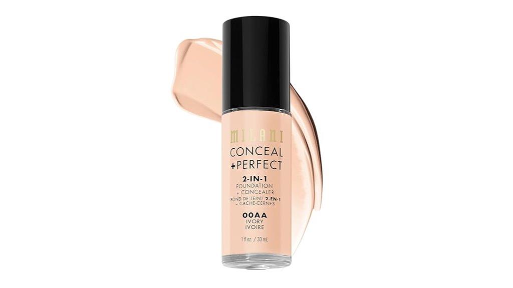 foundation and concealer combo