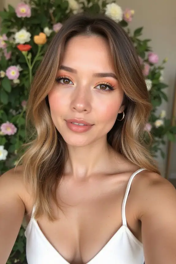 fresh fruity makeup look