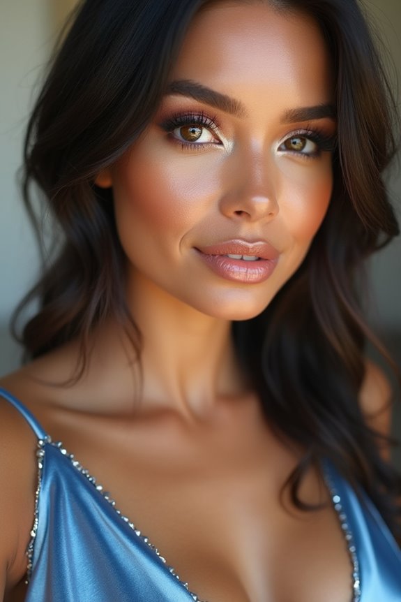 glossy dewy skin makeup