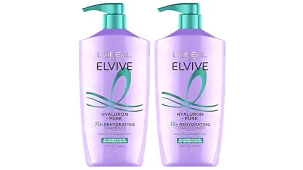 hyaluron infused hair care set