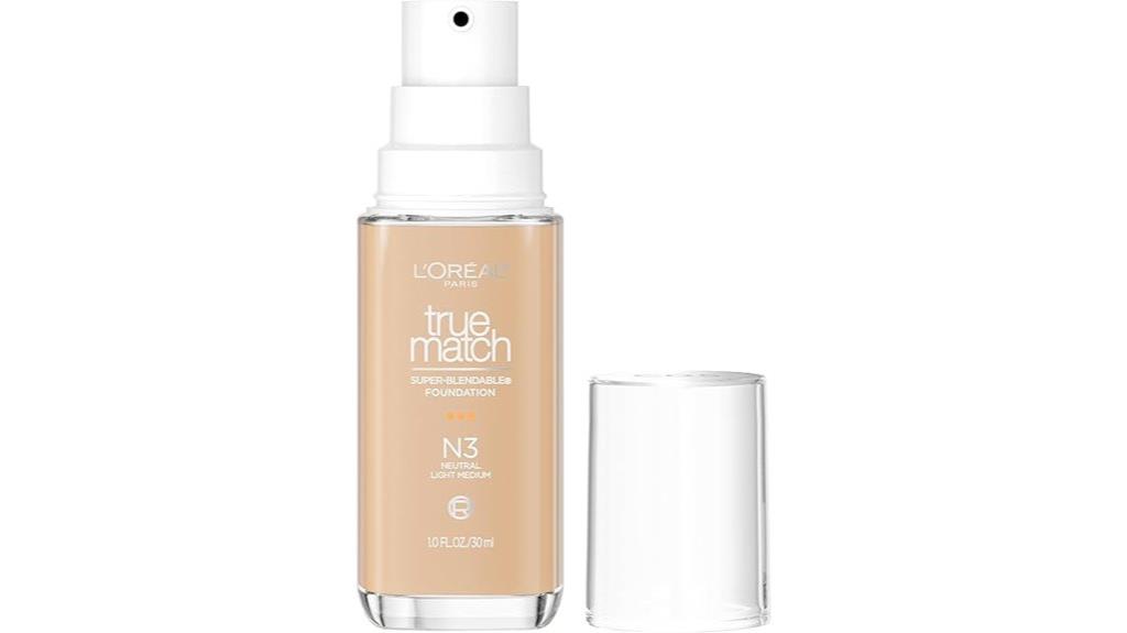 light medium foundation shade