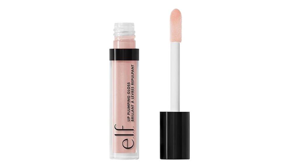 lip gloss with plumping effect