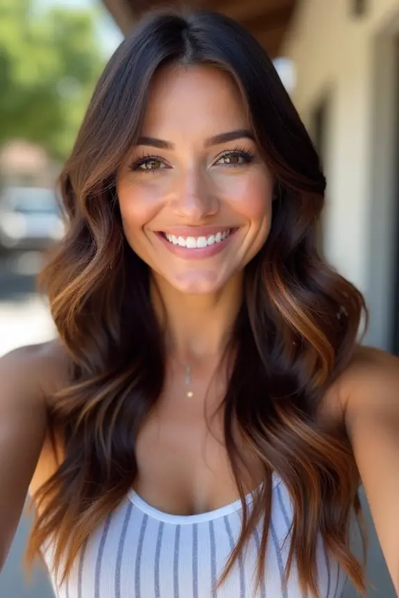 mahogany lowlights for dimension