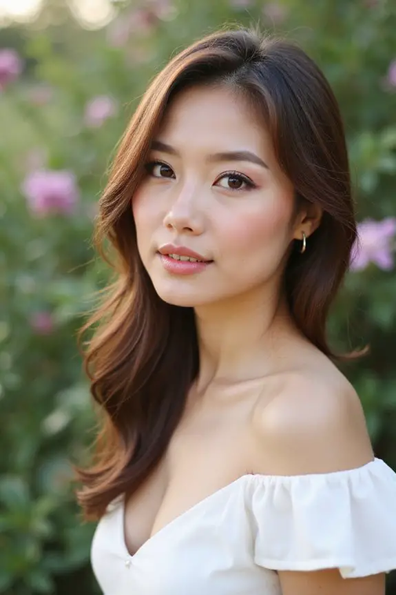 natural lightweight makeup approach