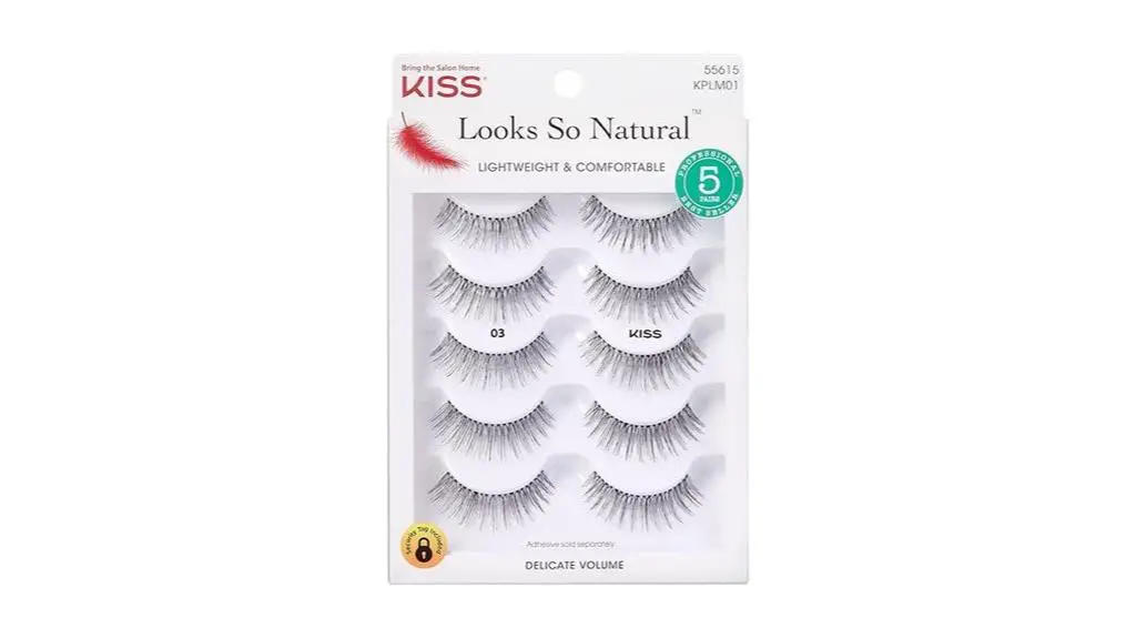 natural look false eyelashes