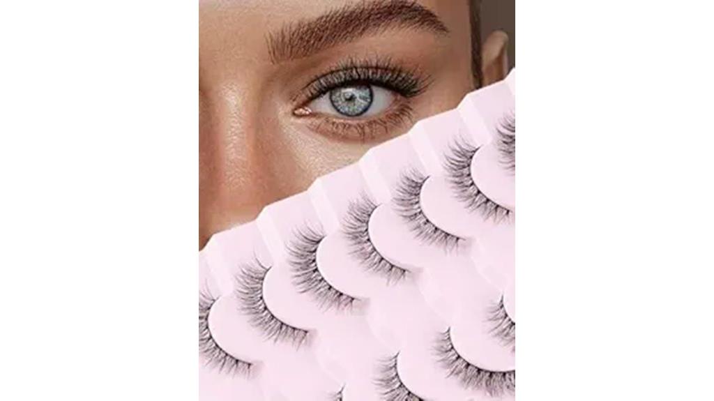 natural wispy false lashes