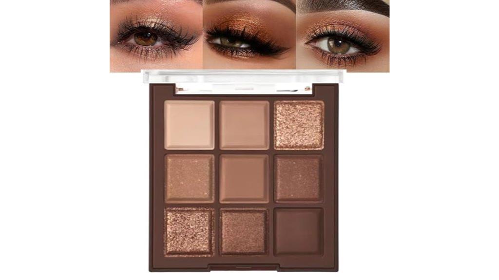 neutral brown smokey palette
