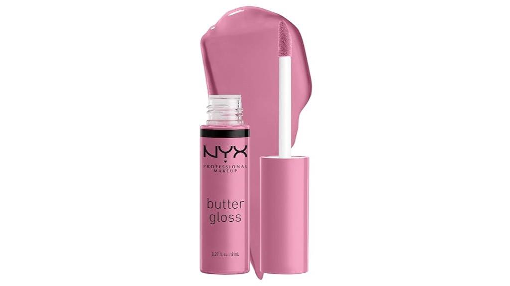 pink non sticky lip gloss