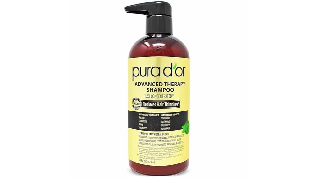 pura d or advanced shampoo