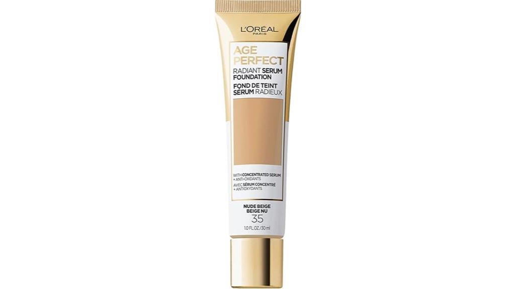radiant foundation with spf
