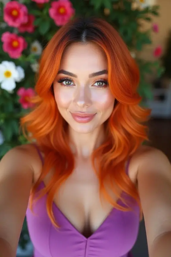 radiant orange highlights ensemble