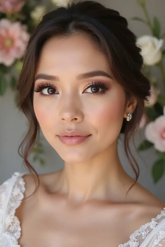 radiant rose gold eyeshadow