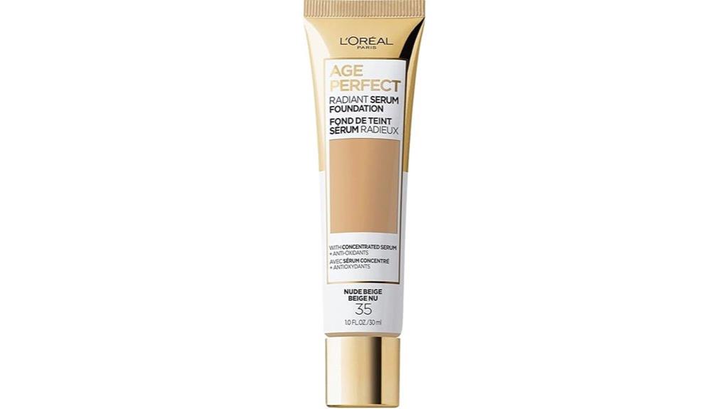 radiant serum foundation spf