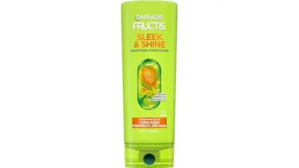 sleek and frizz free hair