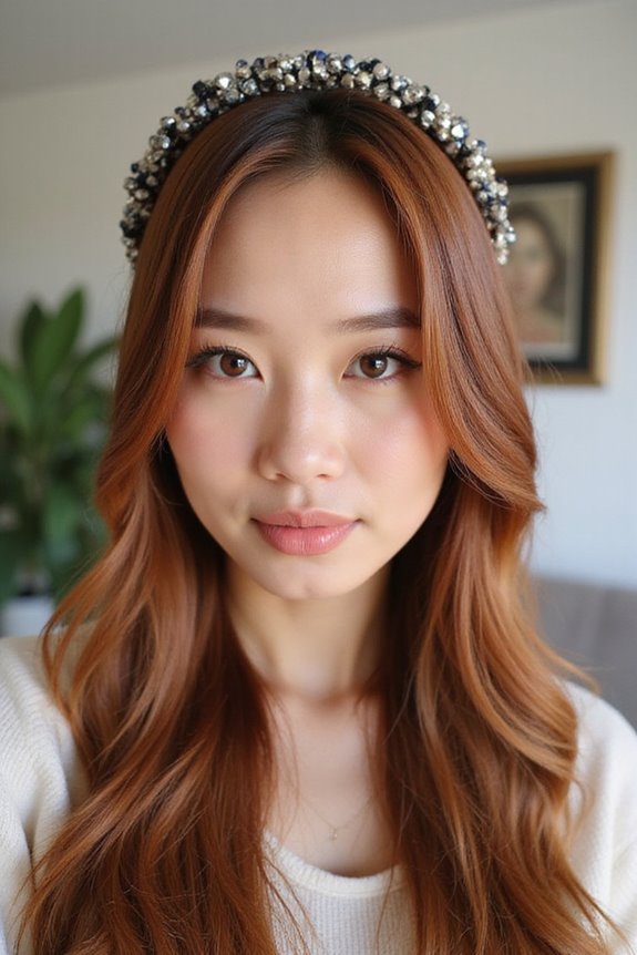 sleek headband for polished hair