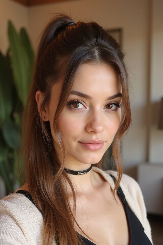 sleek messy ponytail tutorial