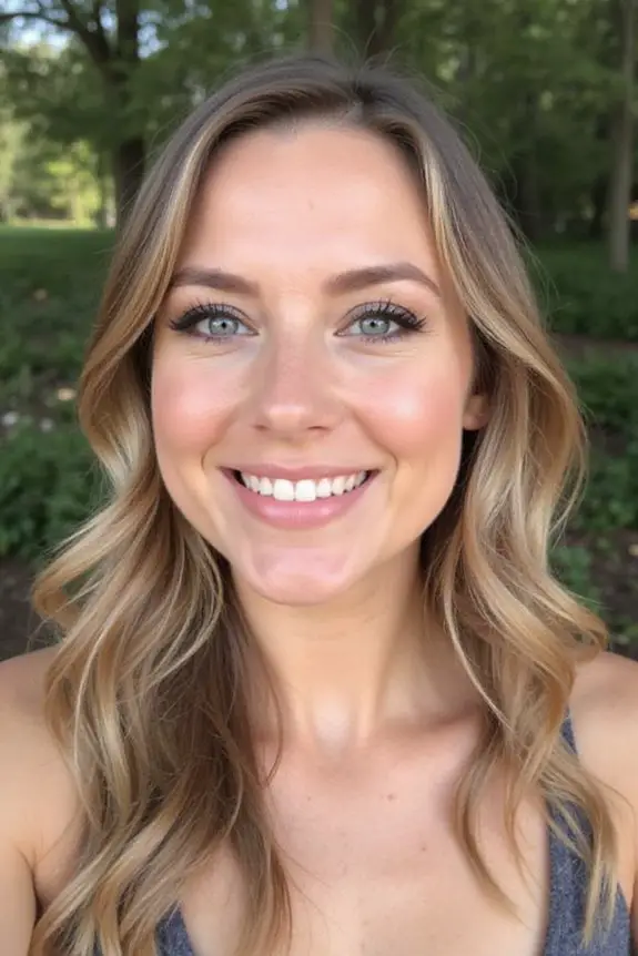 sophisticated blue eye makeup