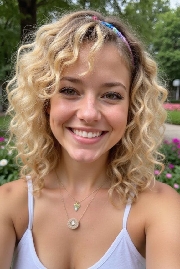 stylish headband for curls