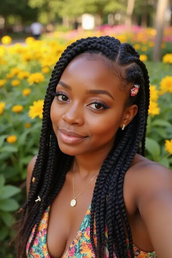 stylish protective braided hairstyle