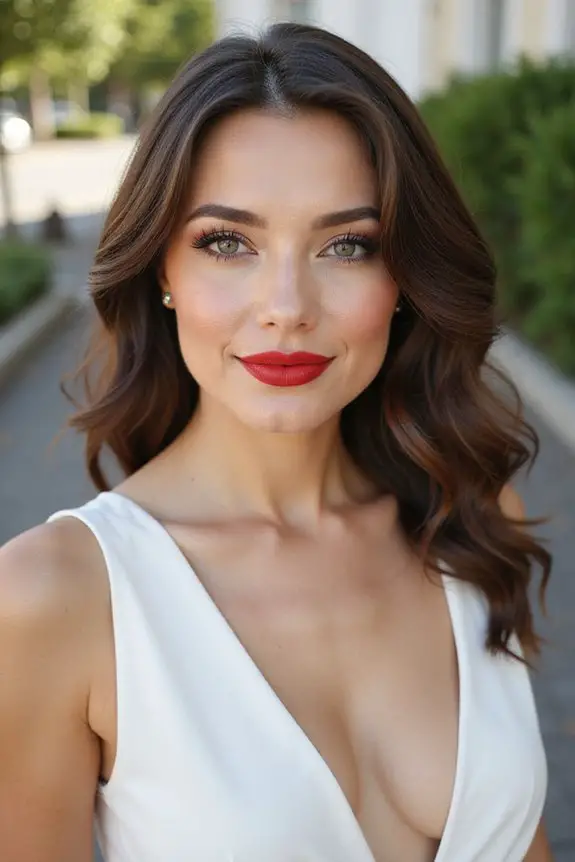 timeless bold red lips