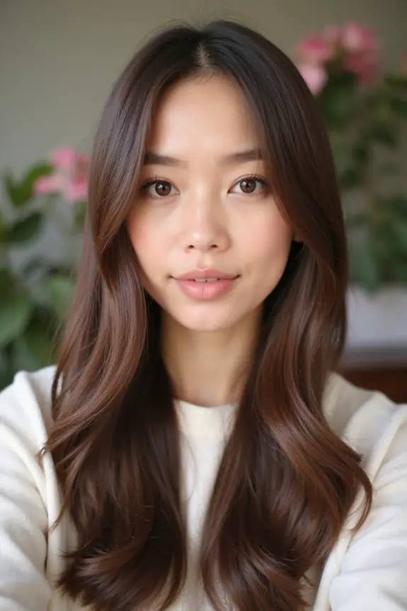 timeless classic straight hairstyle