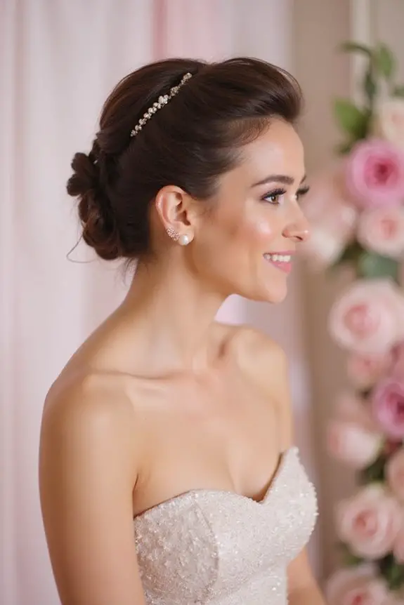 timeless elegant bridal hairstyle