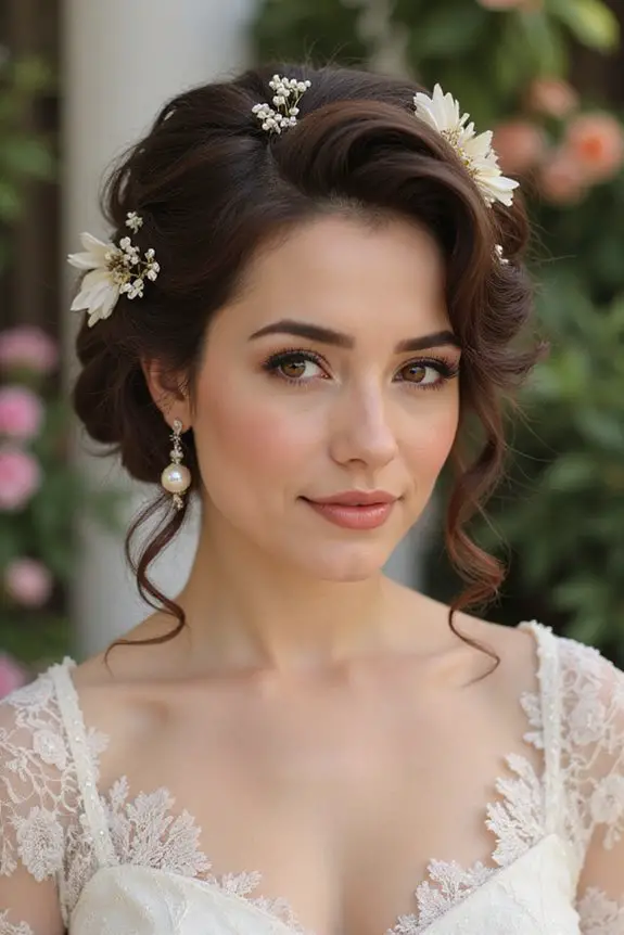 timeless elegant vintage updo