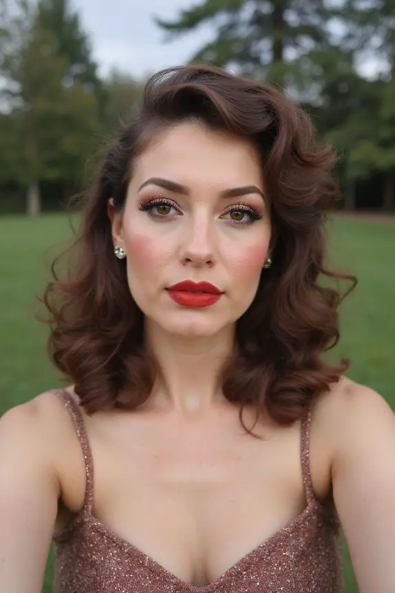 timeless retro prom elegance