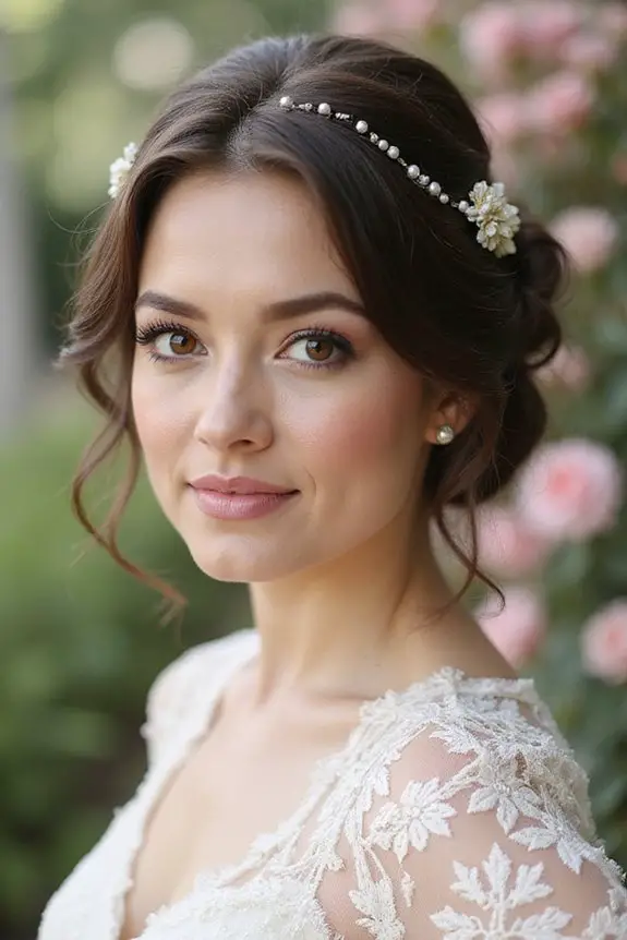 timeless vintage bridal bun