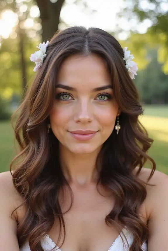 versatile half up curls hairstyle