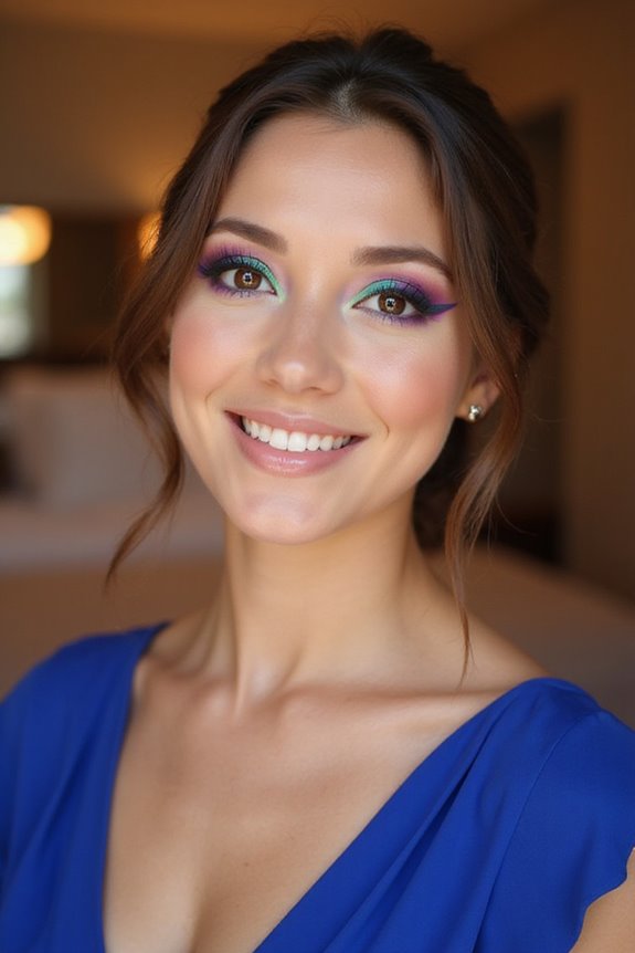 vibrant graphic eyeliner styles