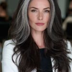 Embrace the Trend: 19 Stunning Gray Highlights for Dark Hair